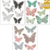Adhesivo 3D Mariposa 30x30Cm