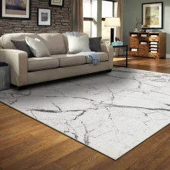 Alfombra Ambiente Efecto Mármol 120x160