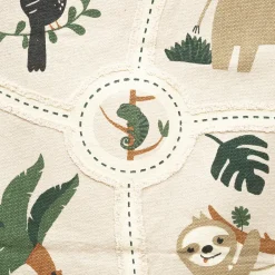 Alfombra Animales Con Flecos 100x150Cm