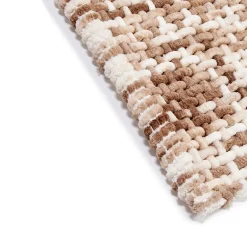 Alfombra beige de malla 50x80cm