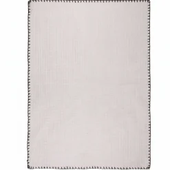 Alfombra CINDER de algodón blanco