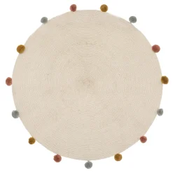 Alfombra con pompones ARLEQUIM 90cm