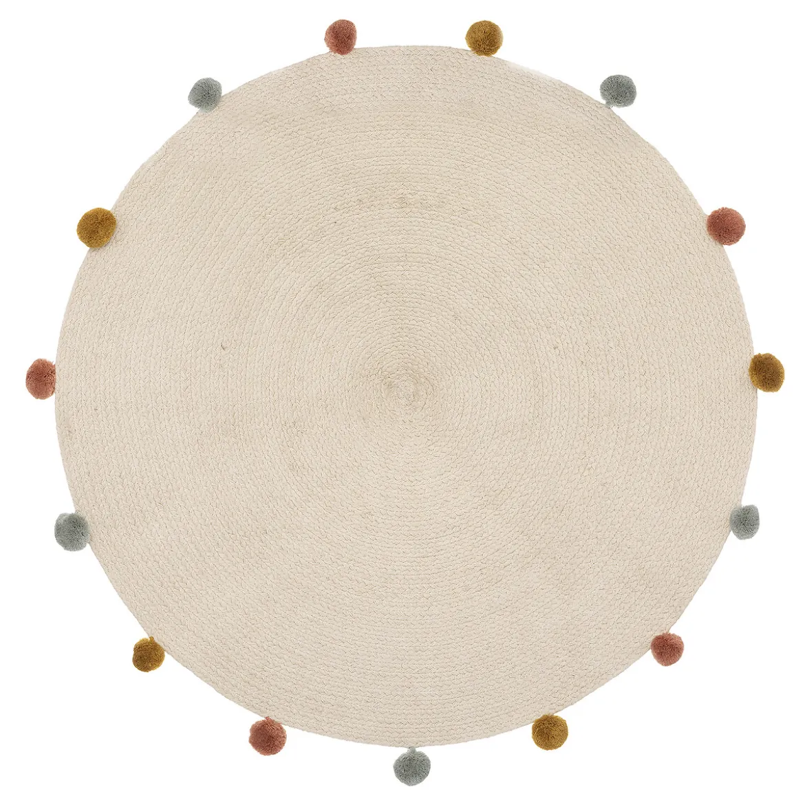 Alfombra con pompones ARLEQUIM 90cm