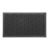 Alfombra Cubique Negro 43x75cm