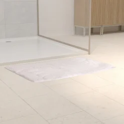 Alfombra de baño blanco CLOUDY 50x75cm