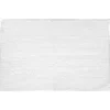 Alfombra de baño chenilla blanca 50x80cm
