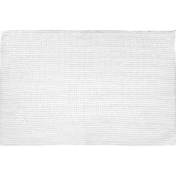 Alfombra de baño chenilla blanca 50x80cm