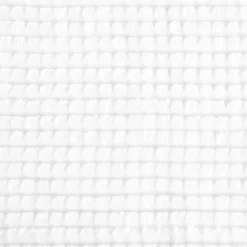 Alfombra de baño chenilla blanca 50x80cm