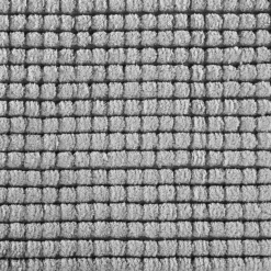 Alfombra De Baño Chenilla Gris 80x50Cm