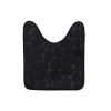 Alfombra de baño con contorno negro 45x50cm