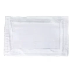 Alfombra de baño ESSENZA blanca 50x70cm