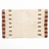 Alfombra de baño FLORENCE de algodón beige 50x80cm