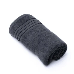 Alfombra de baño gris oscuro TIMELESS 50x70Cm