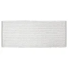 Alfombra De Baño Gruesa Blanca 50x120Cm