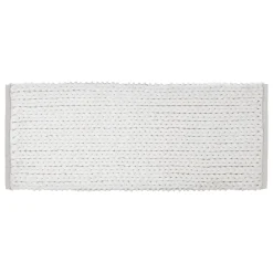 Alfombra De Baño Gruesa Blanca 50x120Cm