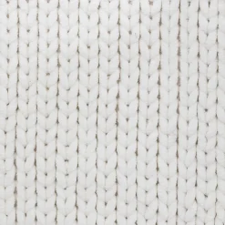 Alfombra De Baño Gruesa Blanca 50x120Cm