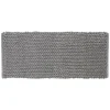 Alfombra De Baño Gruesa Gris 50x120Cm