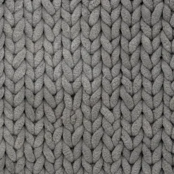 Alfombra De Baño Gruesa Gris 50x120Cm