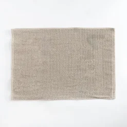 Alfombra de baño marrón claro 50x70cm