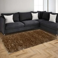 Alfombra De Baño Marrón 50x80cm