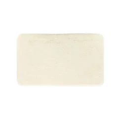 Alfombra de baño microfibra suave natural 45x75cm