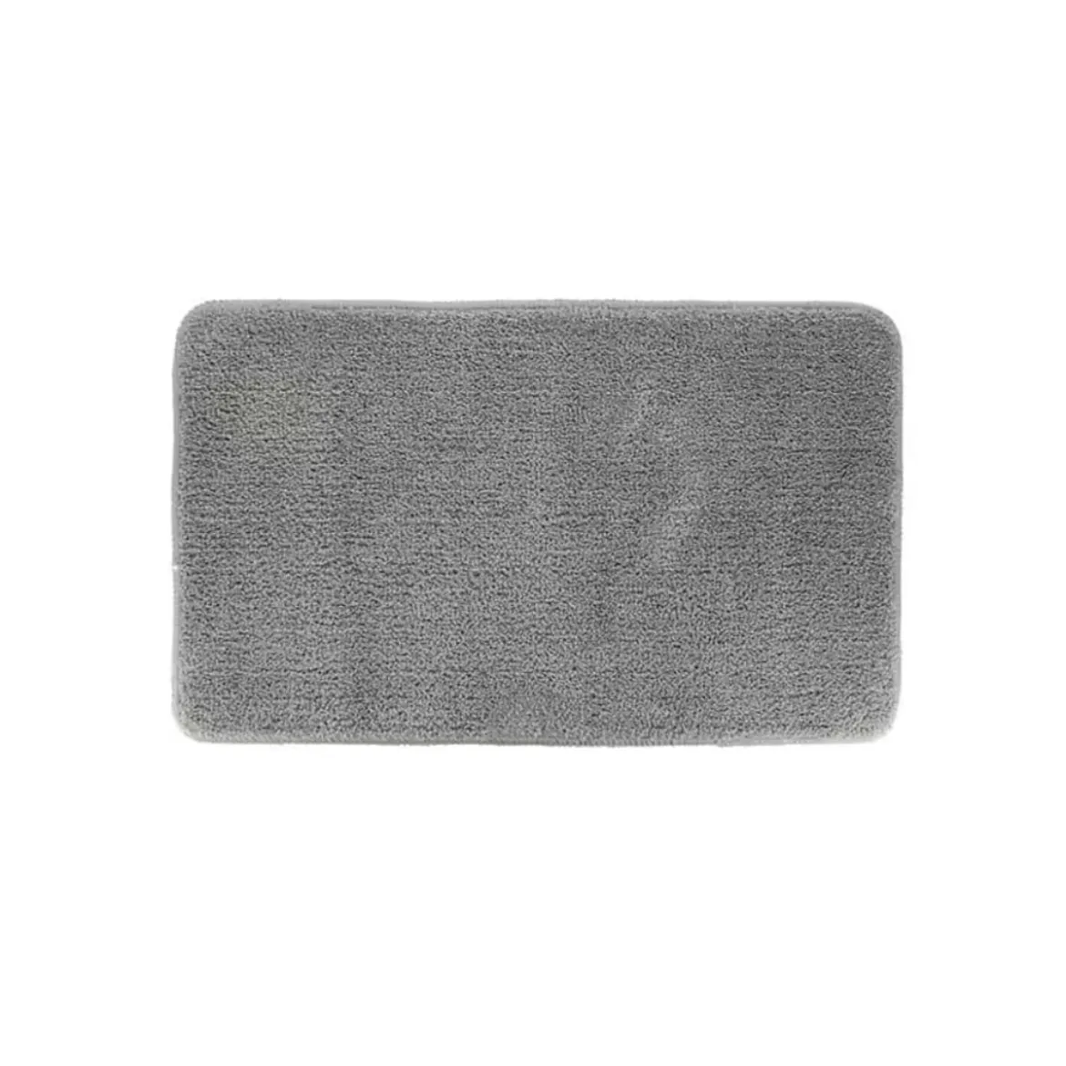 Alfombra de baño microfibra sueve gris claro