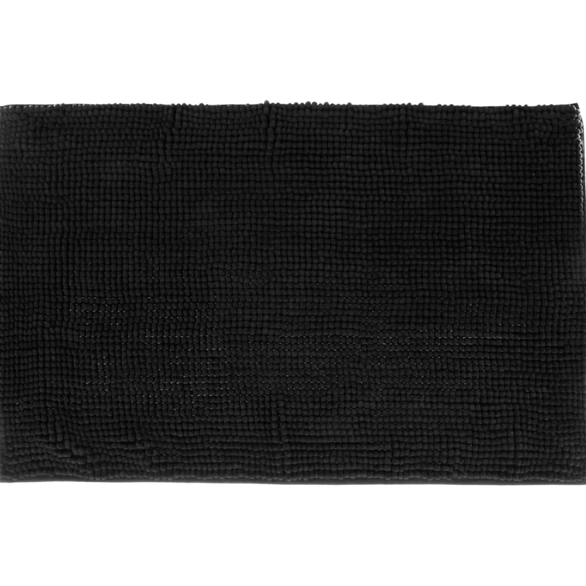 Alfombra de baño negra 80x50cm