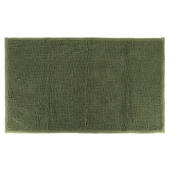 Alfombra de baño verde 45x75cm