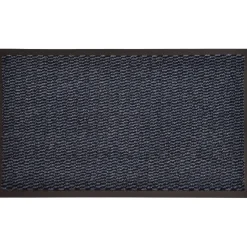 Alfombra De Entrada Lisa Azul 80x120cm