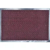 Alfombra De Entrada Lisa 60x50cm Burdeos