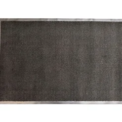 Alfombra De Entrada Negra Lisa 40x60cm