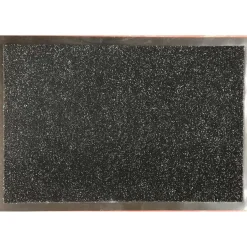 Alfombra De Entrada Negra 80x120cm