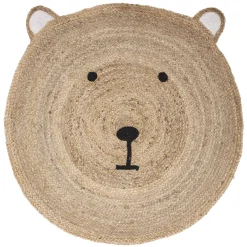 Alfombra de oso beige 100cm