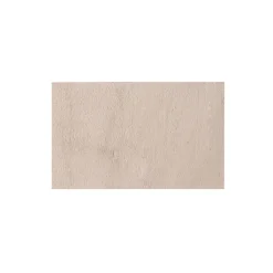 Alfombra de poliéster beige 80x140cm