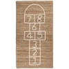 Alfombra de yute con juego