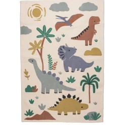 Alfombra DINOLAND multicolor 100x150cm