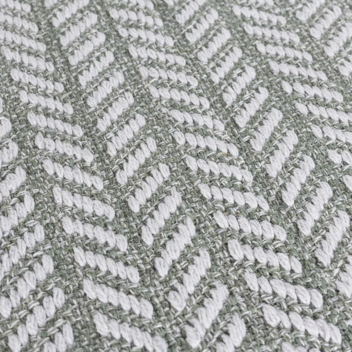 Alfombra ELOWEN verde 60x120cm