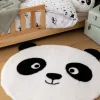 Alfombra en forma de panda 100 cm