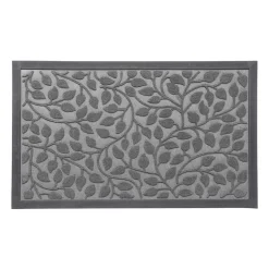 Alfombra Feuillage Gris 45x75cm