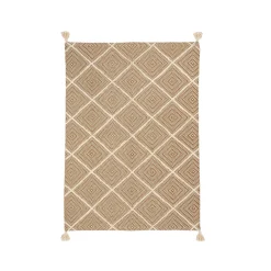 Alfombra Folk Con Borlas 80x150Cm