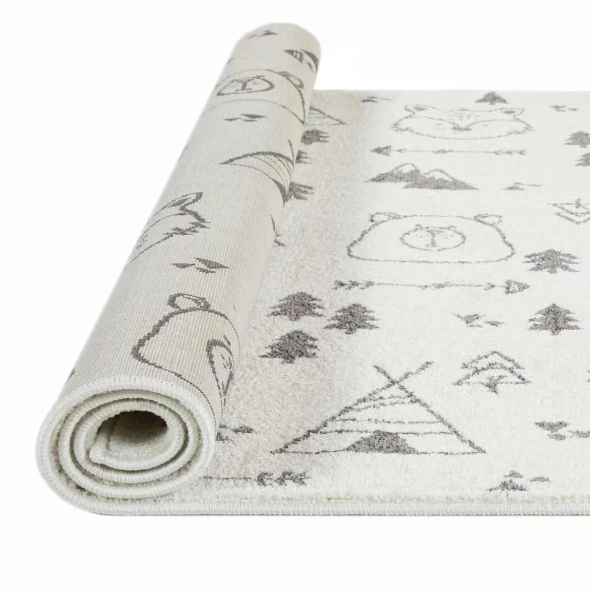 Alfombra Gio Bosque Gris 80x150Cm