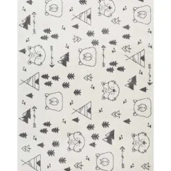 Alfombra Gio Bosque Gris 80x150Cm