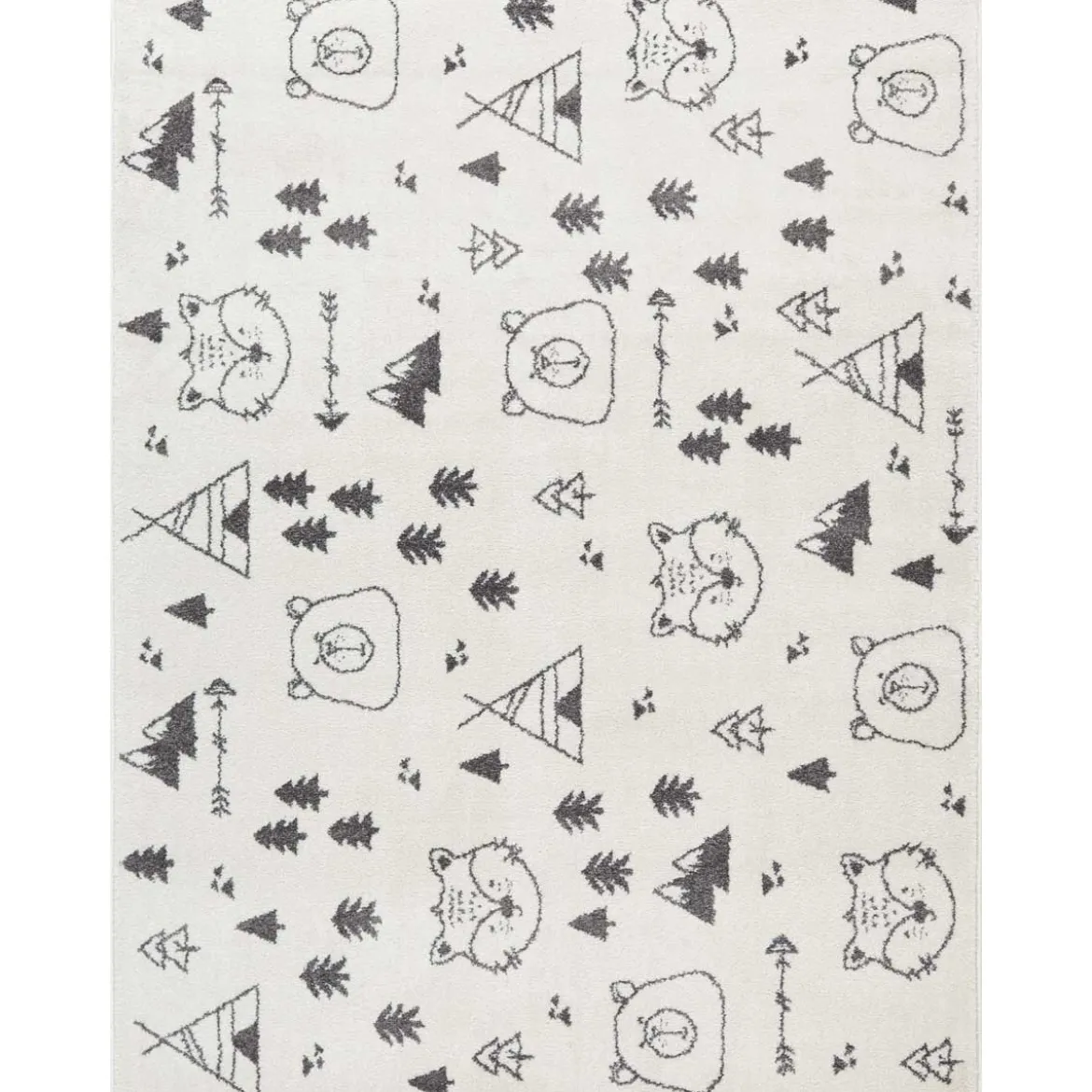 Alfombra Gio Bosque Gris 80x150Cm