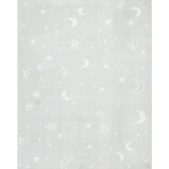 Alfombra Gio Estrellas Gris 133x190Cm