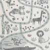 Alfombra Gio Savana Gris 133x190Cm
