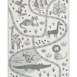 Alfombra Gio Savana Gris 80x150Cm