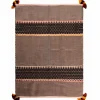 Alfombra HERON beige de algodón 1x170x120cm