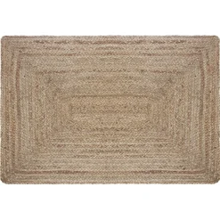 Alfombra HISTOIRE de yute natural 60x90cm