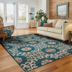 Alfombra Lene Azul 160x235Cm
