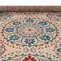 Alfombra Lene Rojo Azul 80x150Cm